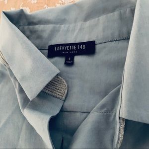 Lafayette 148 blouse , light blue